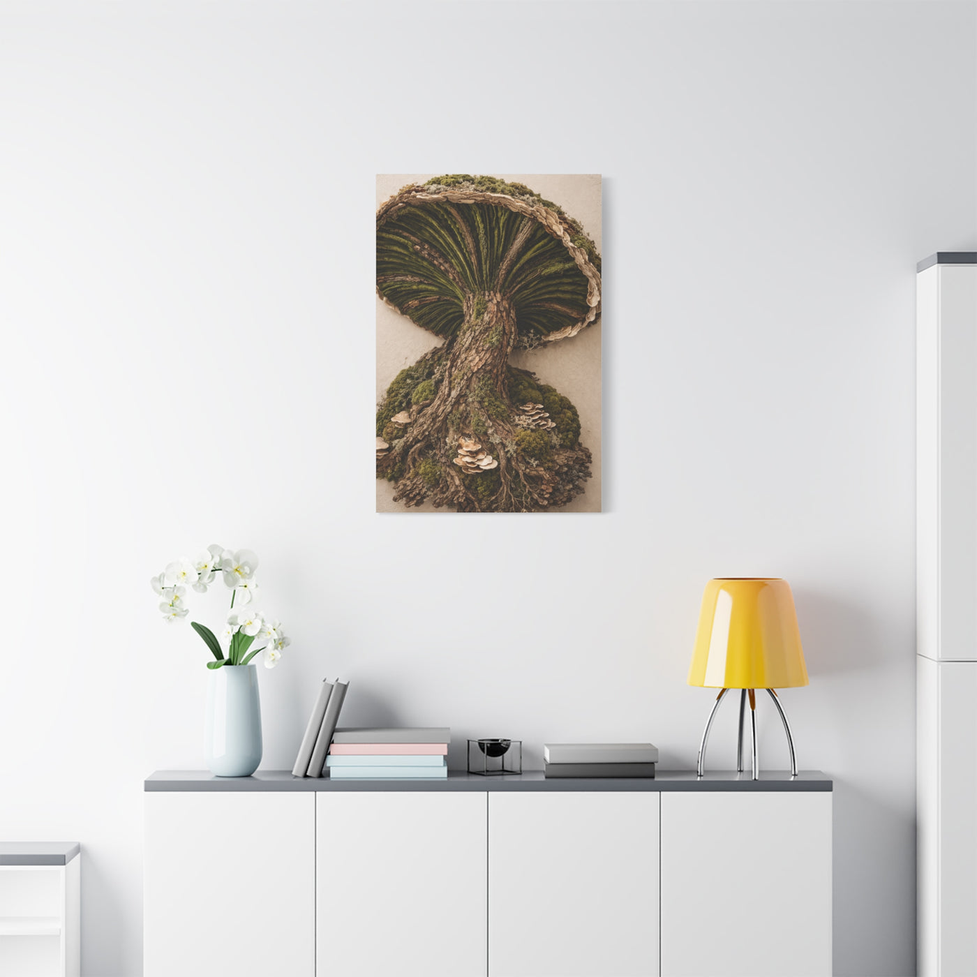 Giant Forest Biophilic Relief Sculpture Wall Art & Canvas Print