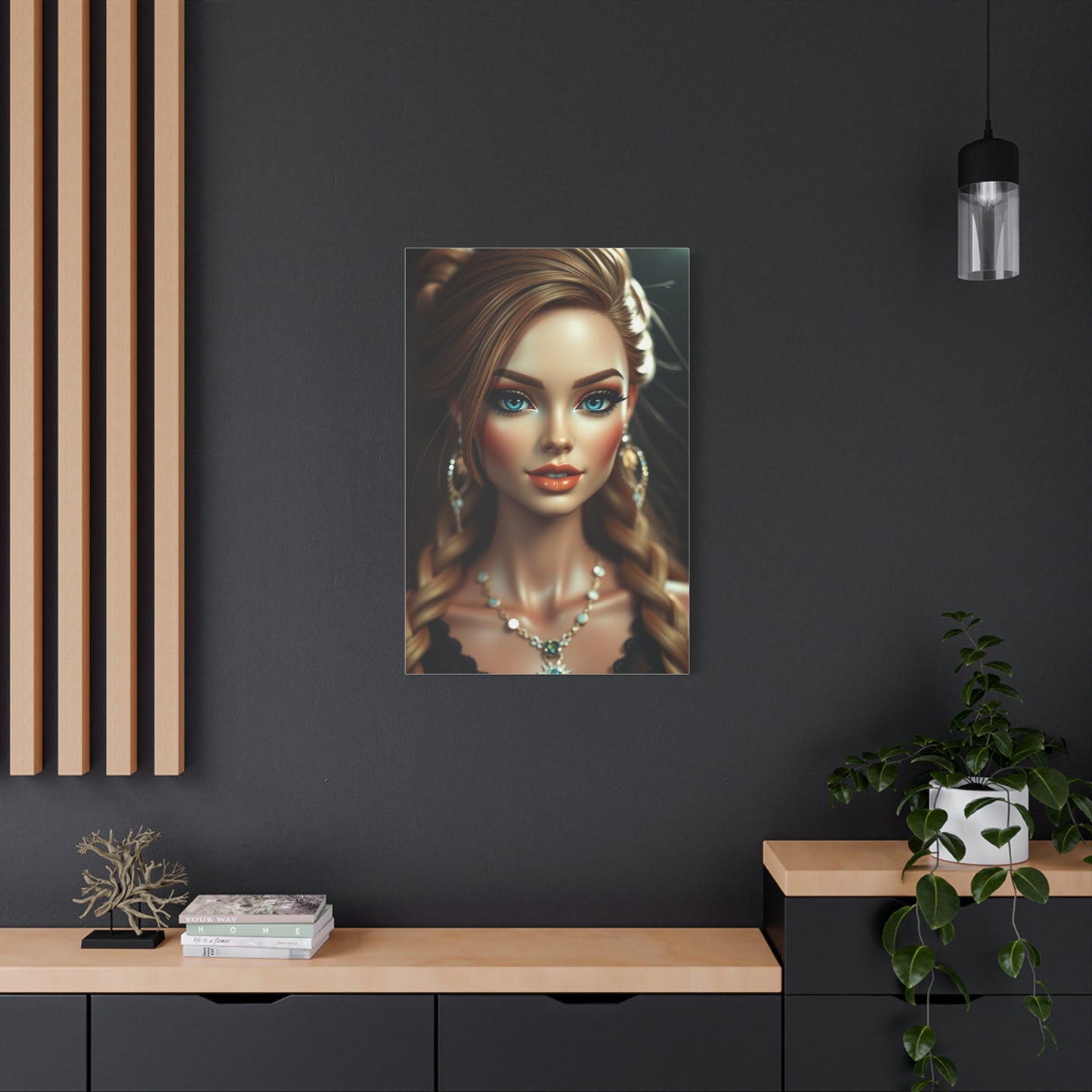 Barbiecore Art Supreme Canvas Wall Art & Canvas Print