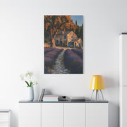 Lavender Field Farmhouse Provence Wall Art & Canvas Print