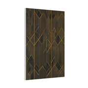 Golden Geometry Noir Wall Art & Canvas Prints