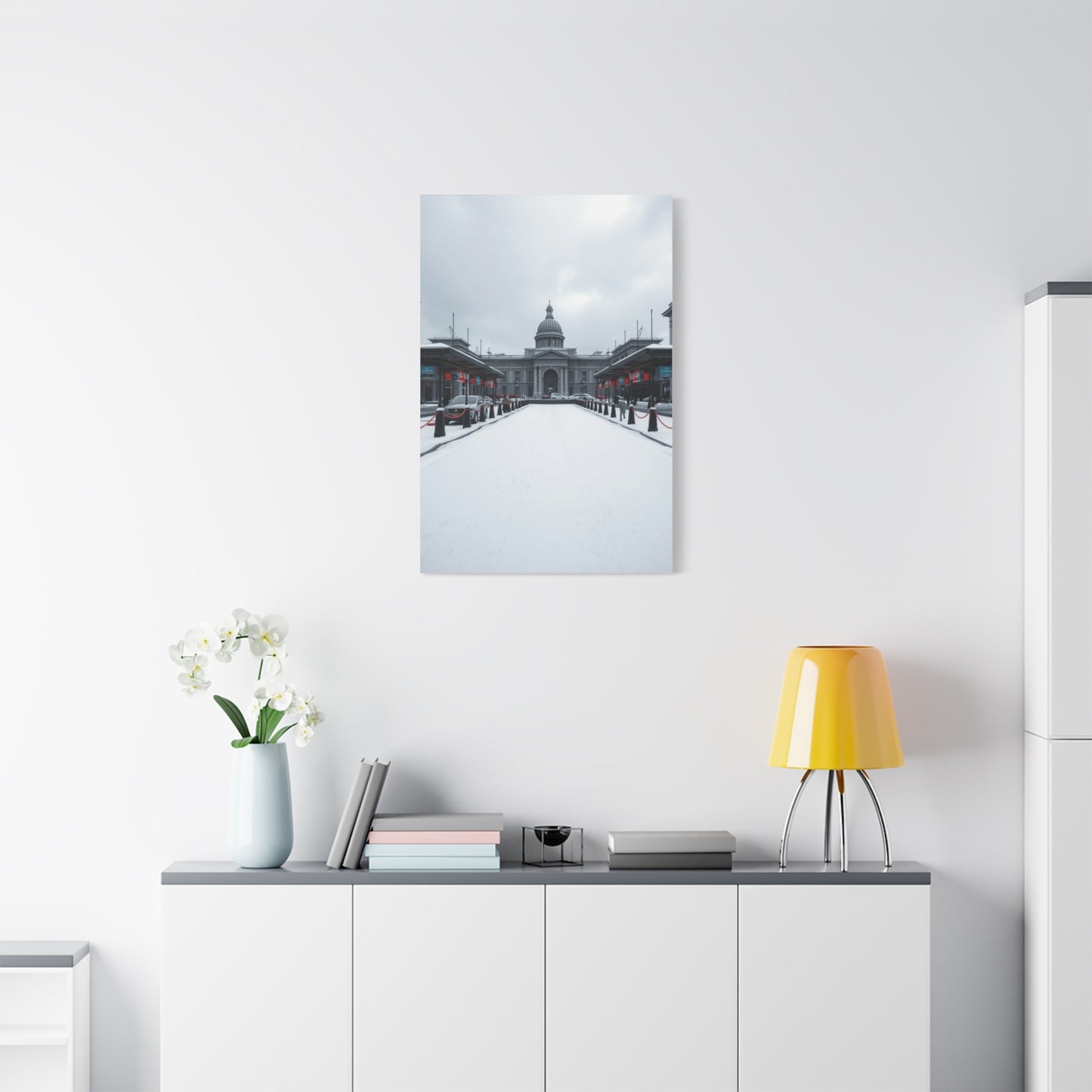 Gray & White Art Refined Canvas Wall Art & Canvas Print