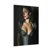 High-Fashion Satin Portrait Wall Art & Canvas Print