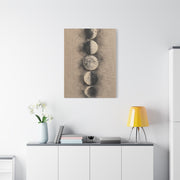 Lunar Phases Minimal Composition Wall Art & Canvas Print