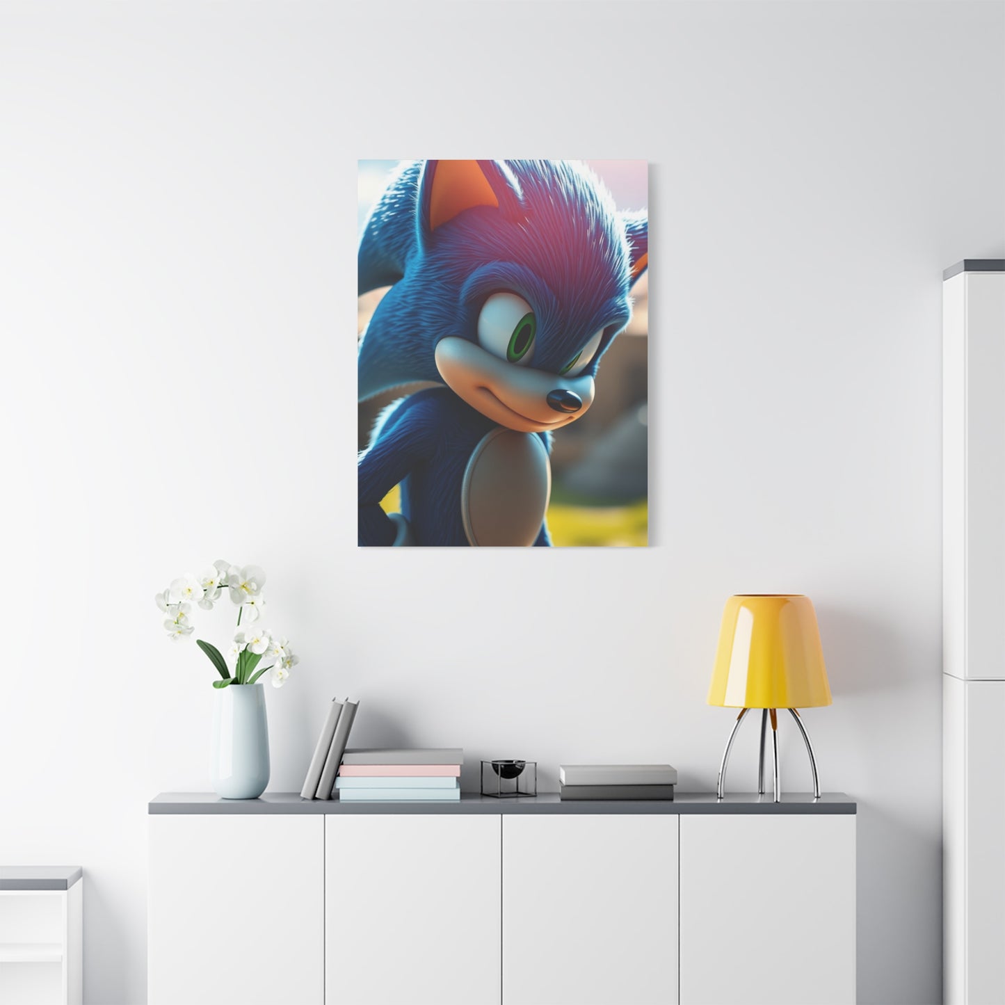 Sonic the Hedgehog Art Supreme Canvas Wall Art & Canvas Print