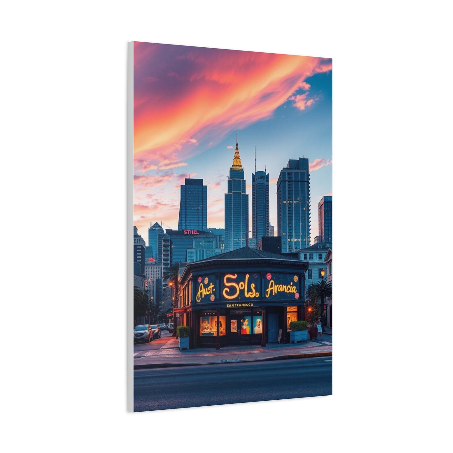 San Francisco Art Canvas Art 5 Wall Art & Canvas Print