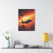 Sunset Squadron Flight Horizon Wall Art & Canvas Prints