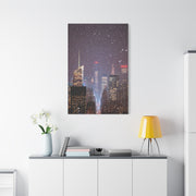 New York Winter Snowfall Skyline Wall Art & Canvas Print