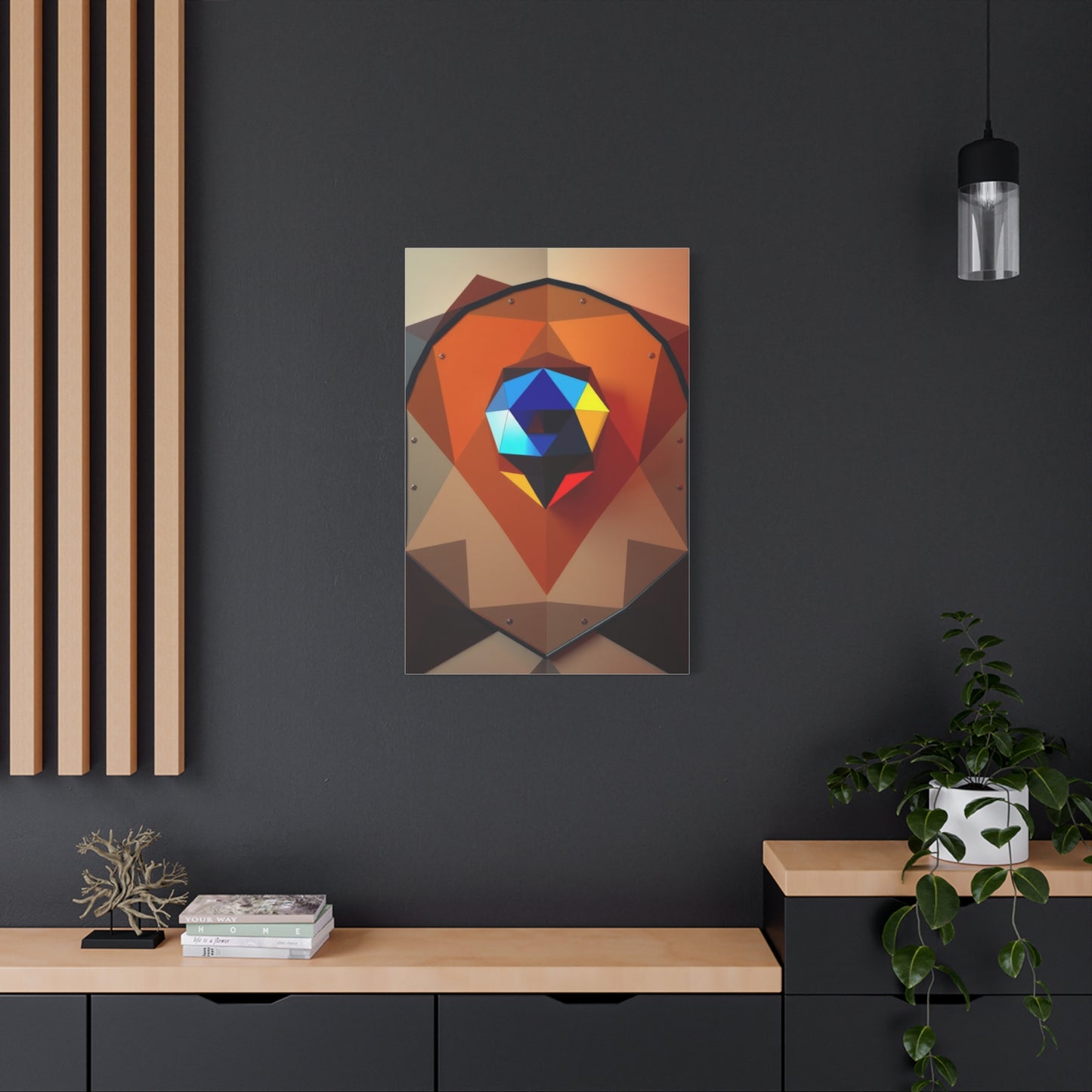 Luxe Geometric Reverie Wall Art & Canvas Print