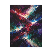 Oversized Jewel-Tone Abstract Expressionist Wall Art & Canvas Print