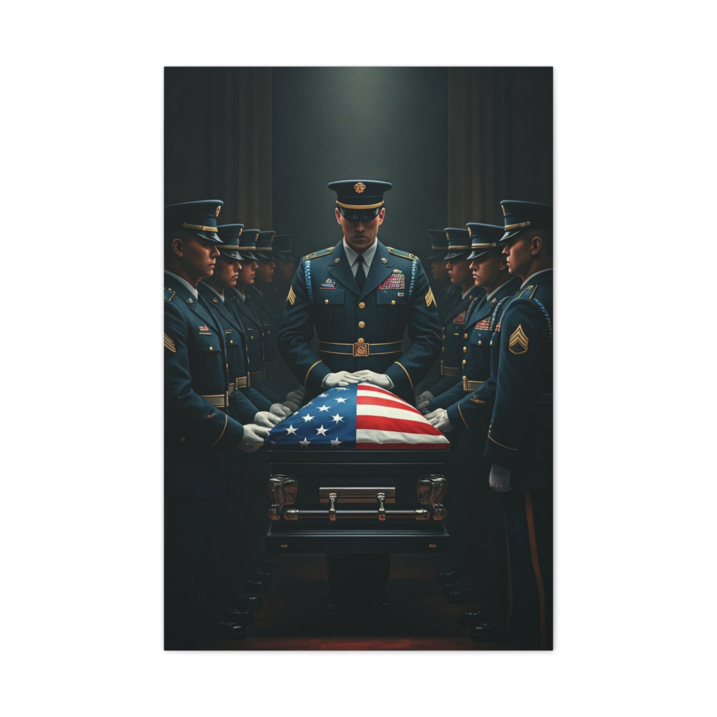Military Honor Memorial Tribute Wall Art & Canvas Prints