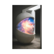 Surreal Cosmic Mind Sculpture Wall Art & Canvas Print