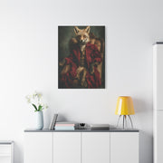 Gentleman Fox Aristocratic Portrait Wall Art & Canvas Print