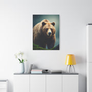 Golden-Toned Bear Portrait Wall Art & Canvas Prints