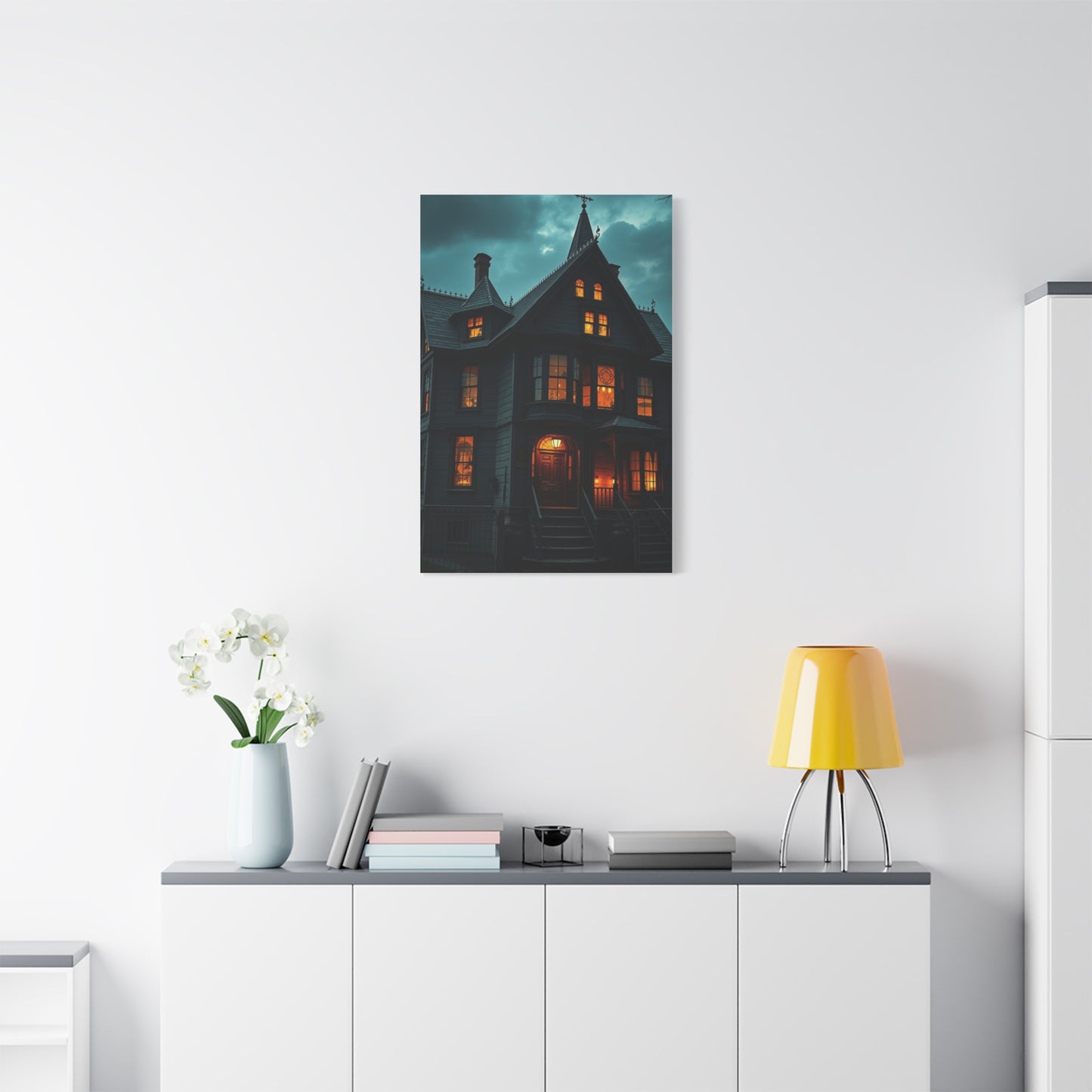Vision Haunted House Art Art Wall Art & Canvas Print