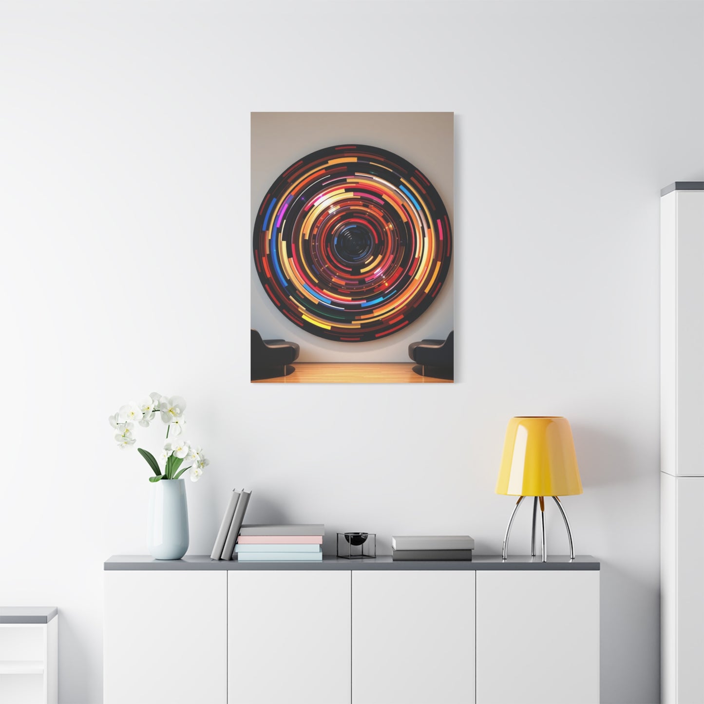 Supreme Circular Abstract Art Beautiful Collection Wall Art & Canvas Print