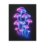 Magic Mushroom LED Art Aesthetic Wall Art & Canvas Print