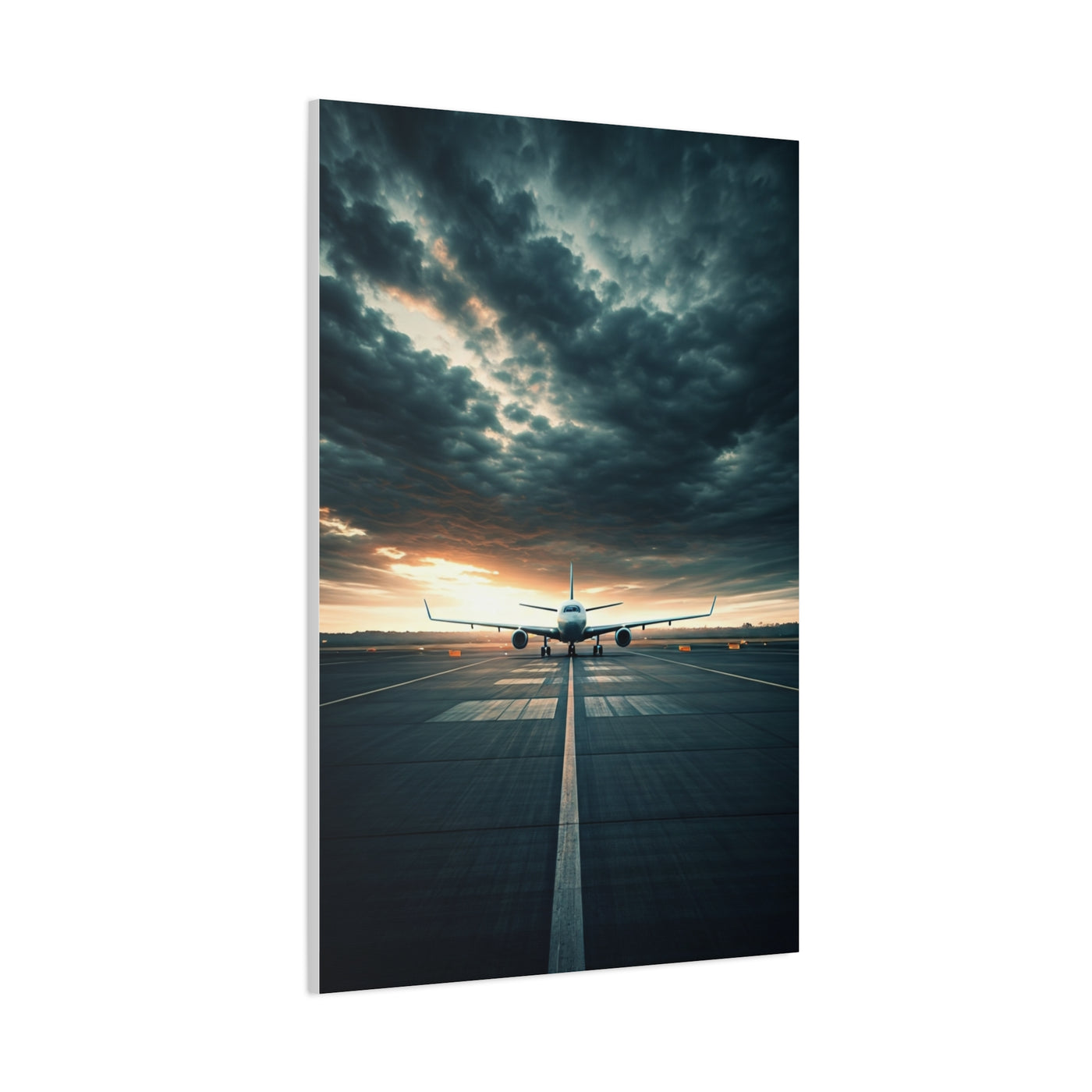 Runway Departure Storm Sky Wall Art & Canvas Prints.