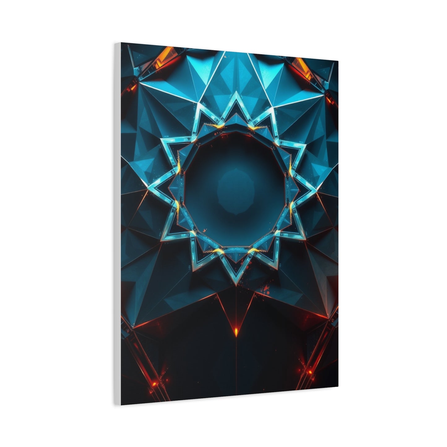 Geometric Vortex Elegance Wall Art & Canvas Print
