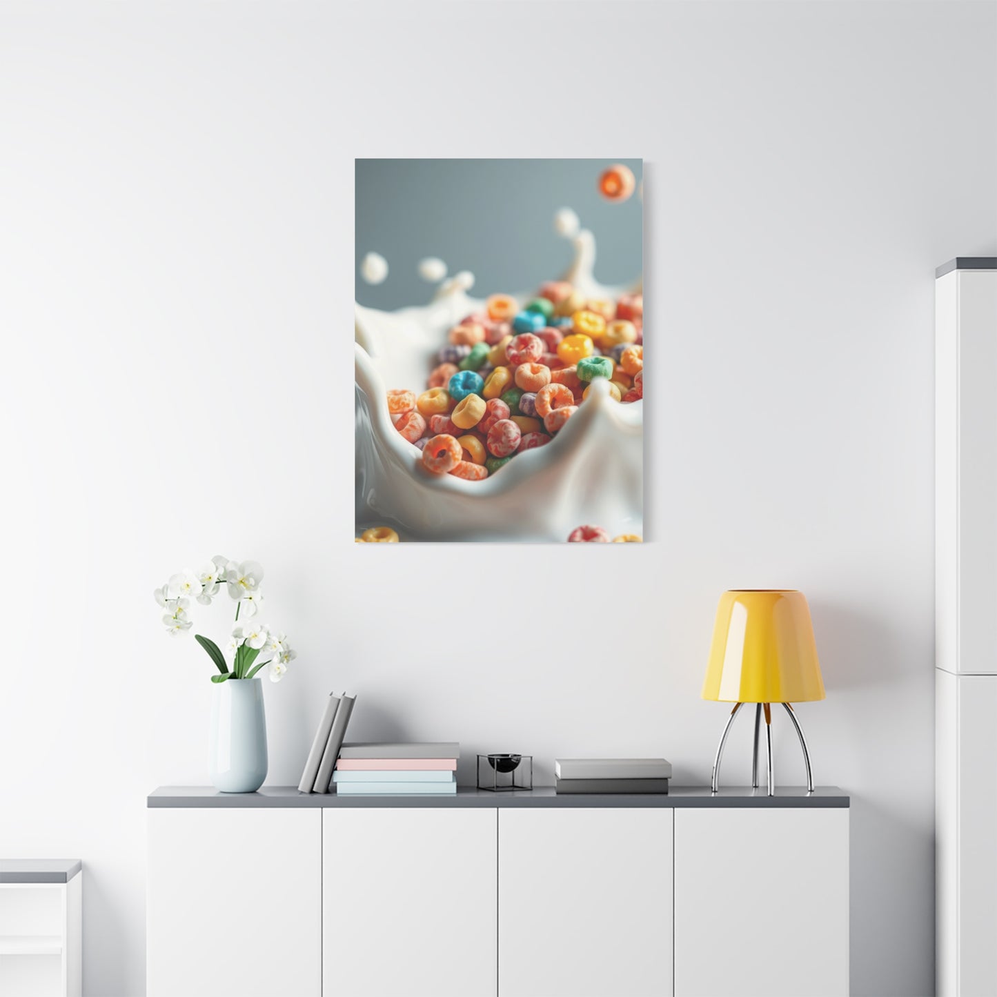 Gourmet Milk Cascade Canvas Wall Art & Canvas Print