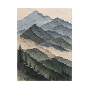 Abstract Layered Paper Mountain Wall Art & Canvas Print
