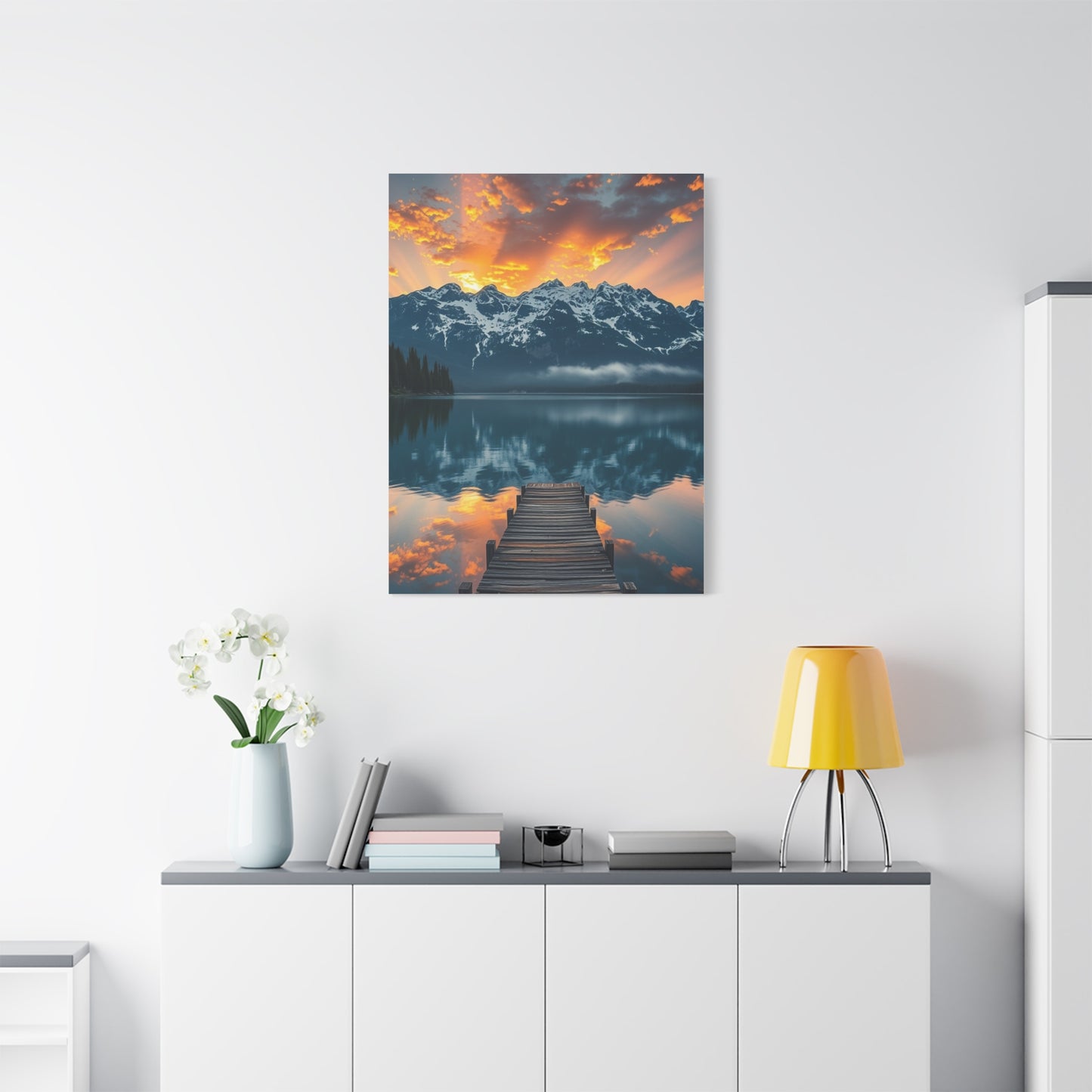 Supreme Lakes Art Beautiful Collection Wall Art & Canvas Print