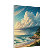 Cloudburst Over Coastal Bay Wall Art & Canvas Prints