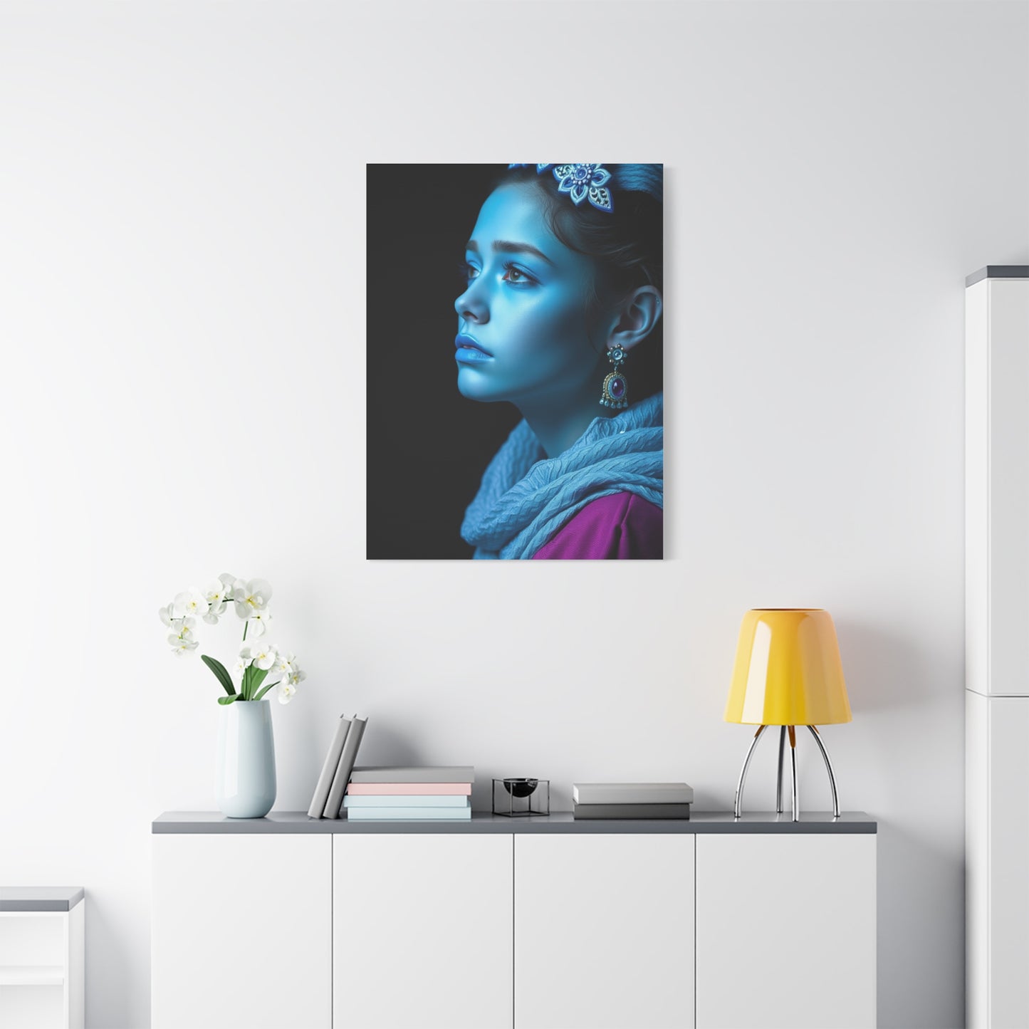 Aqua Tranquility Canvas Wall Art & Canvas Print