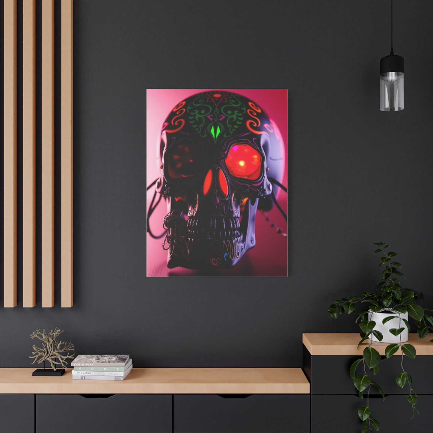 Lux Skully Mirage Wall Art & Canvas Print