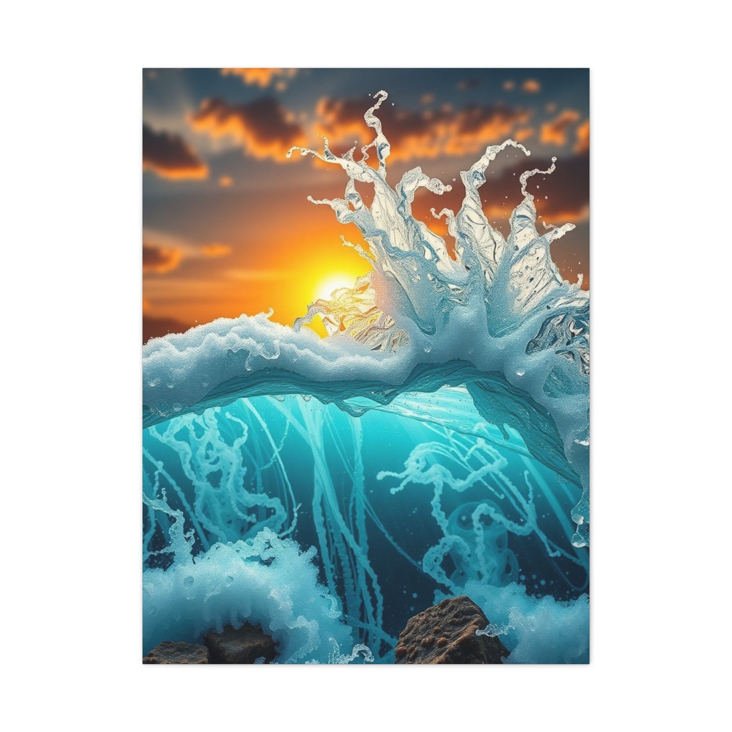Harbor Reflections Artwork Wall Art & Canvas Print