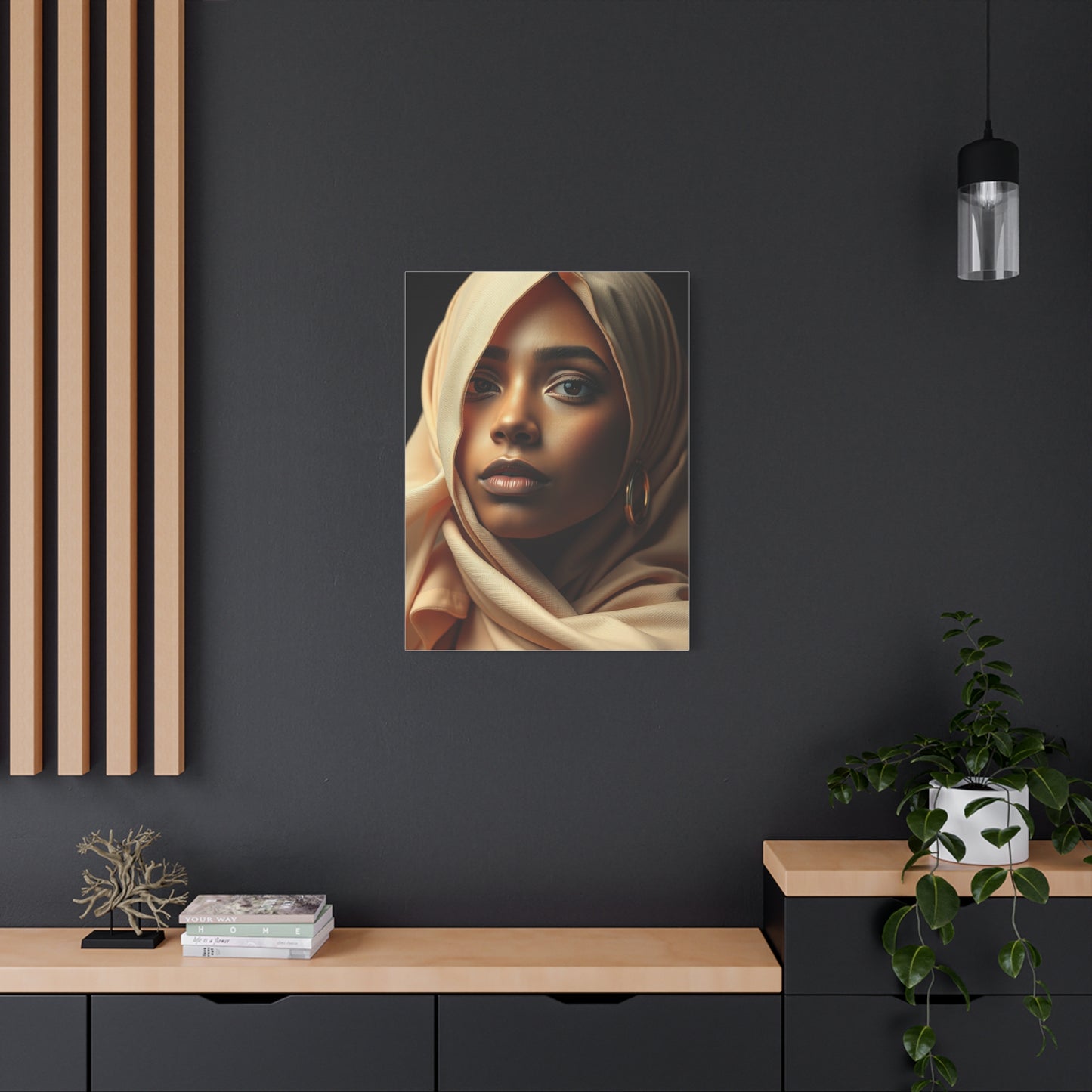 Masterpiece Black & Beige Art Vision Wall Art & Canvas Print