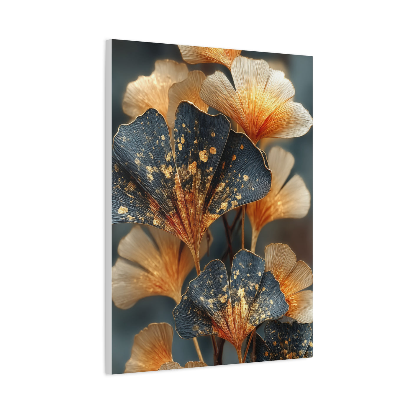 Ginkgo Gold Leaf Botanical Wall Art & Canvas Print