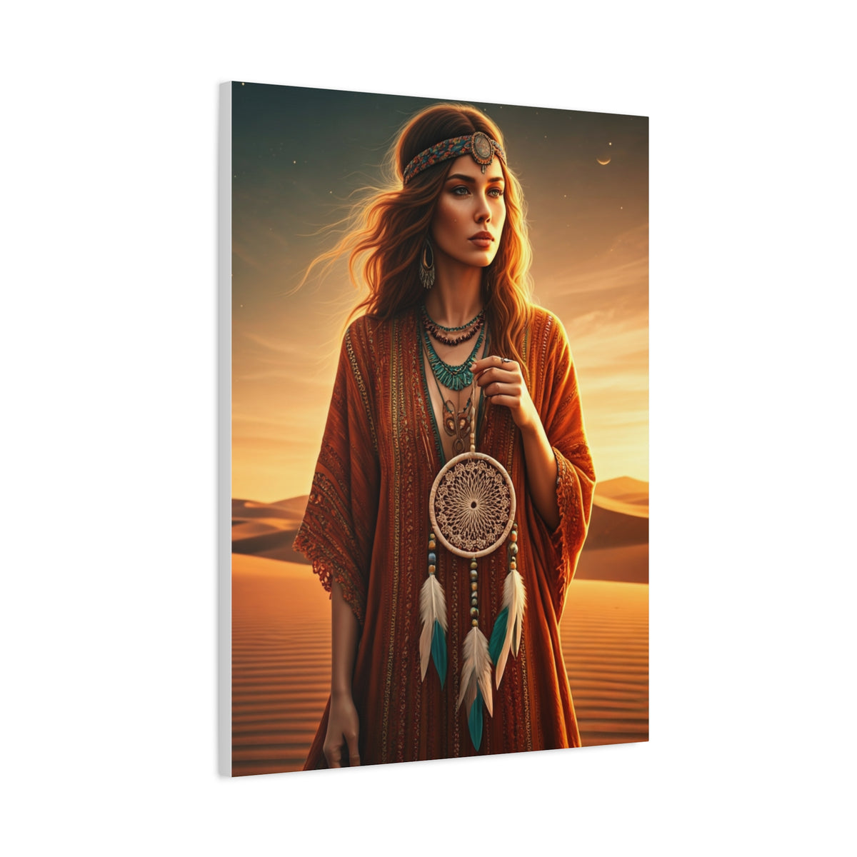 Desert Dreamer with Dreamcatcher Wall Art & Canvas Prints
