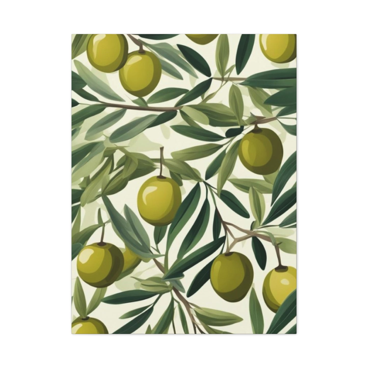 Olive Green Fruits Wall Art & Canvas Prints