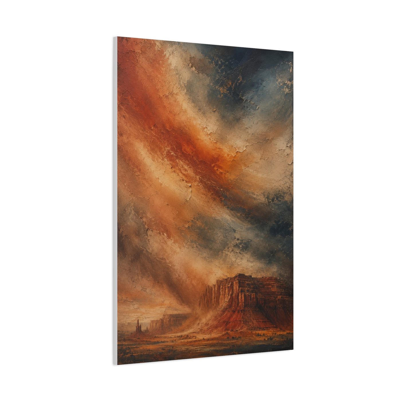 Dust Storm Mesa Abstract Wall Art & Canvas Print