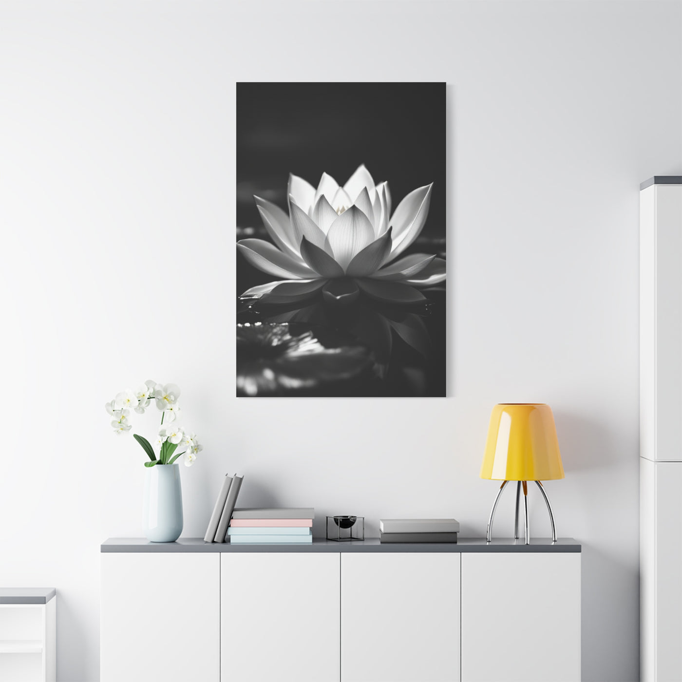 Serene Lotus Reflection Wall Art & Canvas Prints