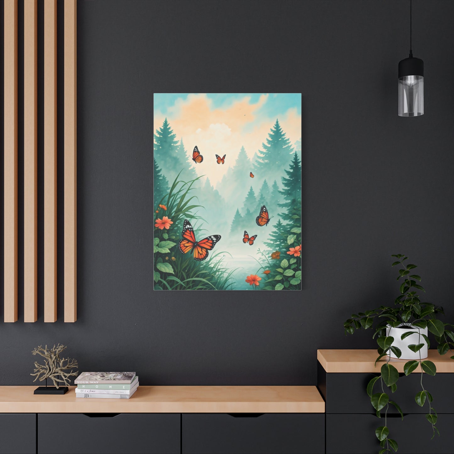 Forest Whisper Butterflies Wall Art & Canvas Prints