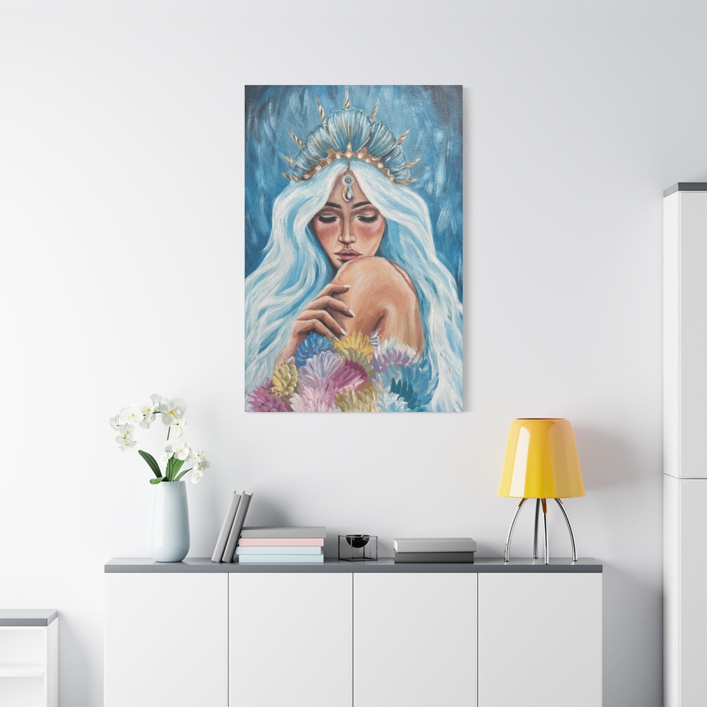 A Mermaid Queen Wall Art & Canvas Prints