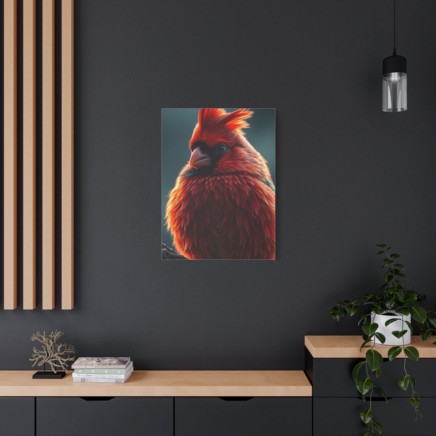 Gilded Cardinal Tableau