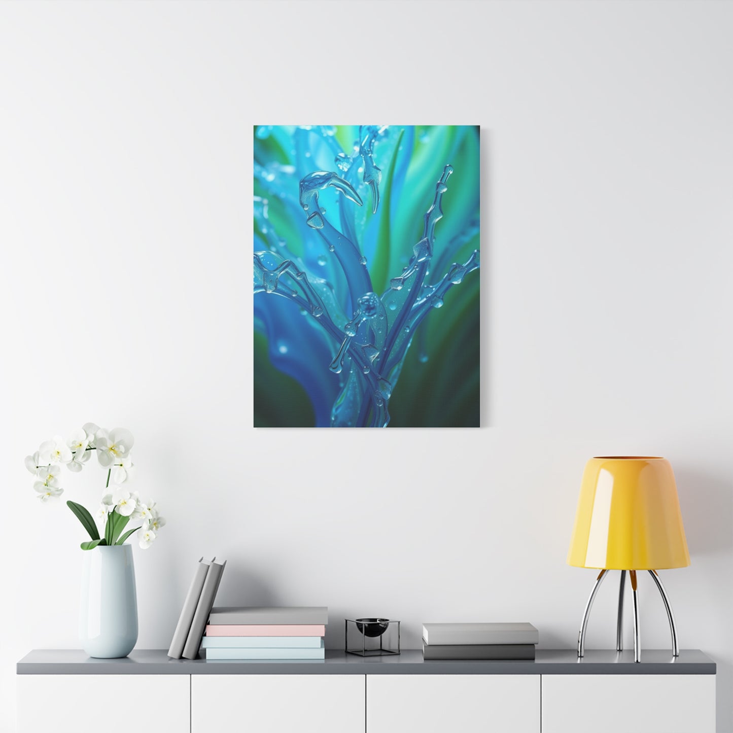 Blue & Green Art Supreme Canvas Wall Art & Canvas Print