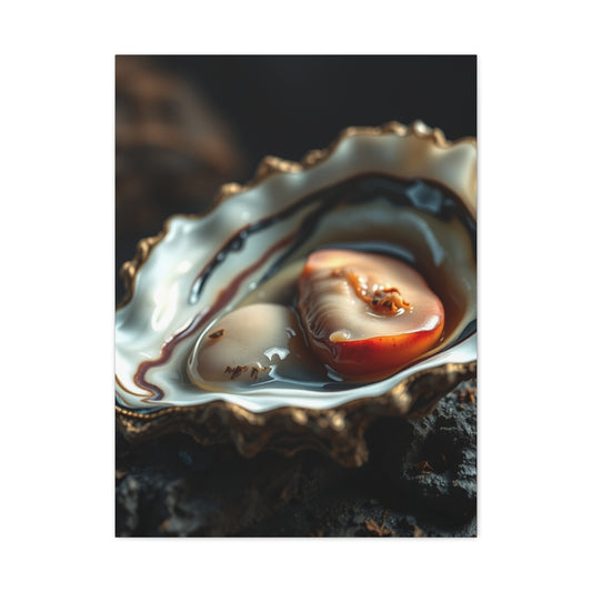 Oyster Art Canvas Art 5 Wall Art & Canvas Print