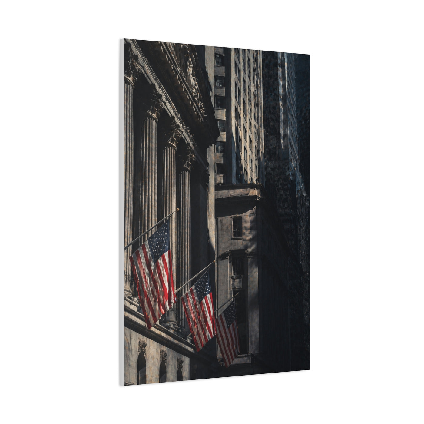 Financial District Architectural Study Wall Art & Canvas Print