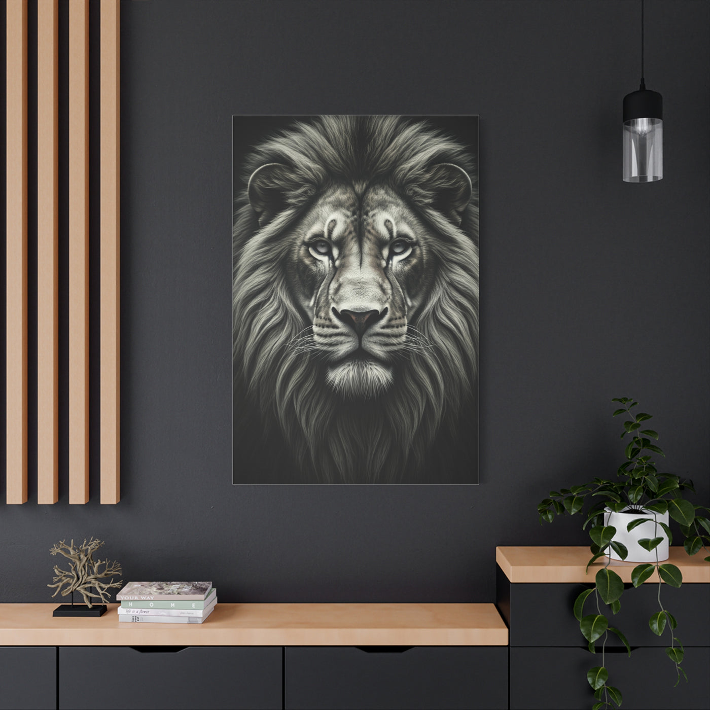 Majestic Lion King Portrait Wall Art & Canvas Prints