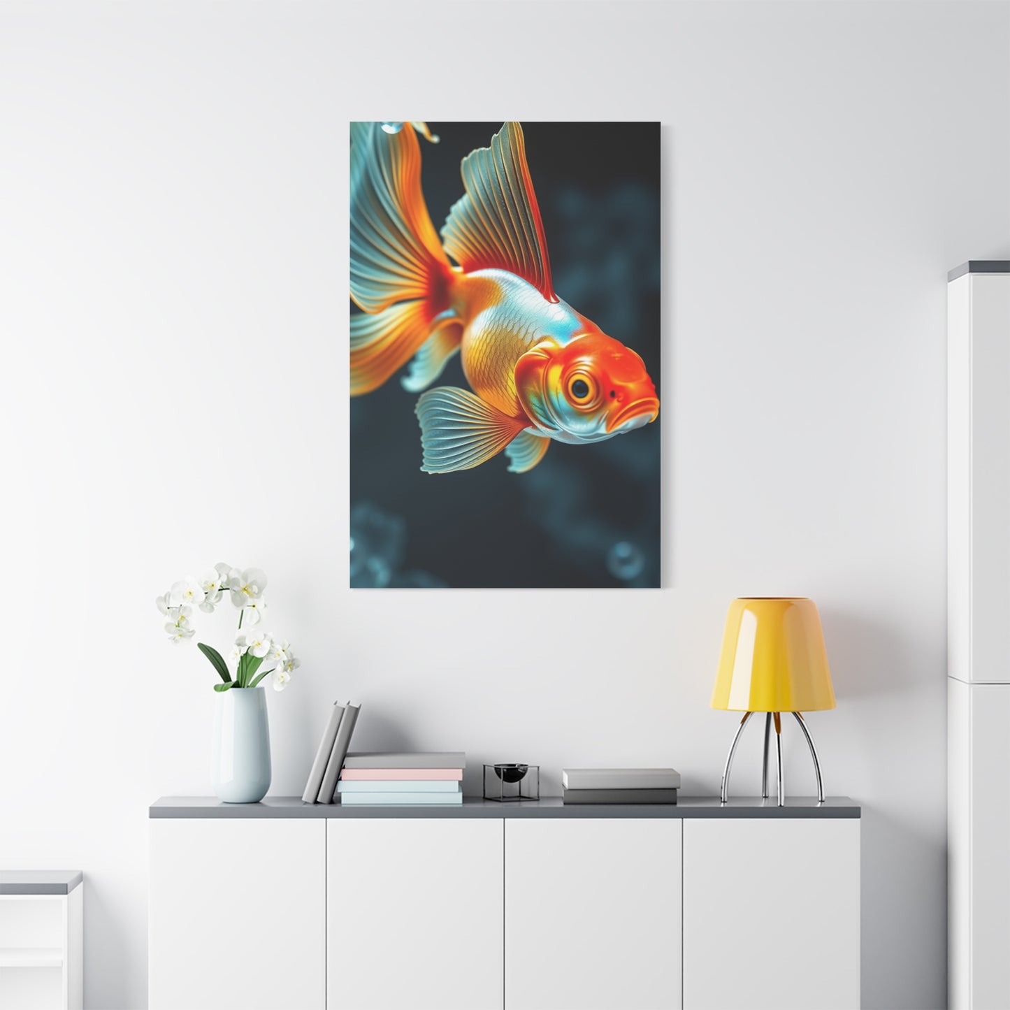 Masterpiece Goldfish Art Vision Wall Art & Canvas Print
