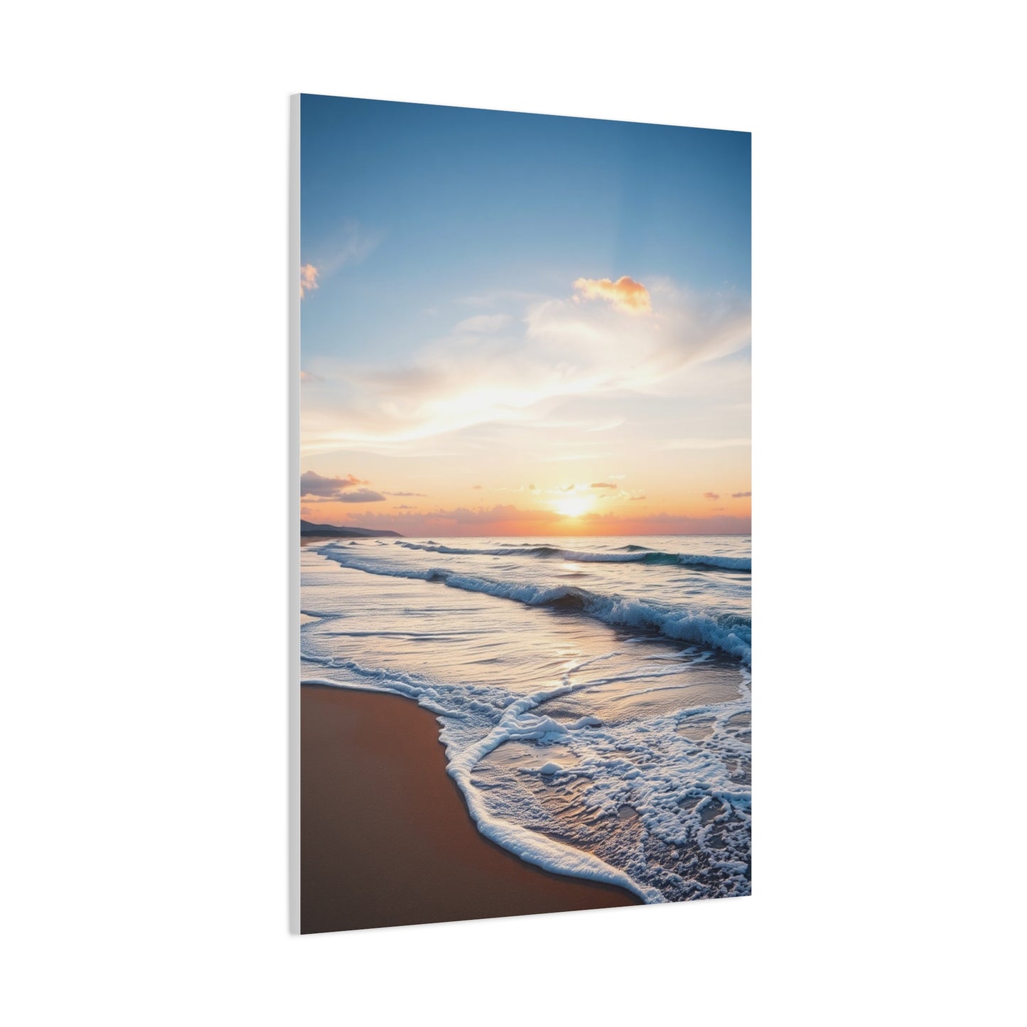 Beach Sunrise and Sunset Art Supreme Canvas Wall Art & Canvas Print