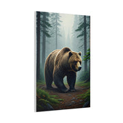 Woodland Path Grizzly Bear Wall Art & Canvas Prints
