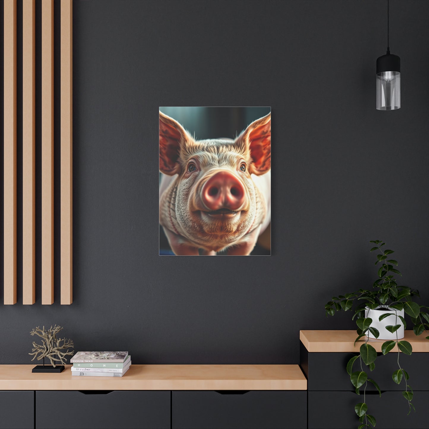 Pig Art Supreme Canvas Wall Art & Canvas Print