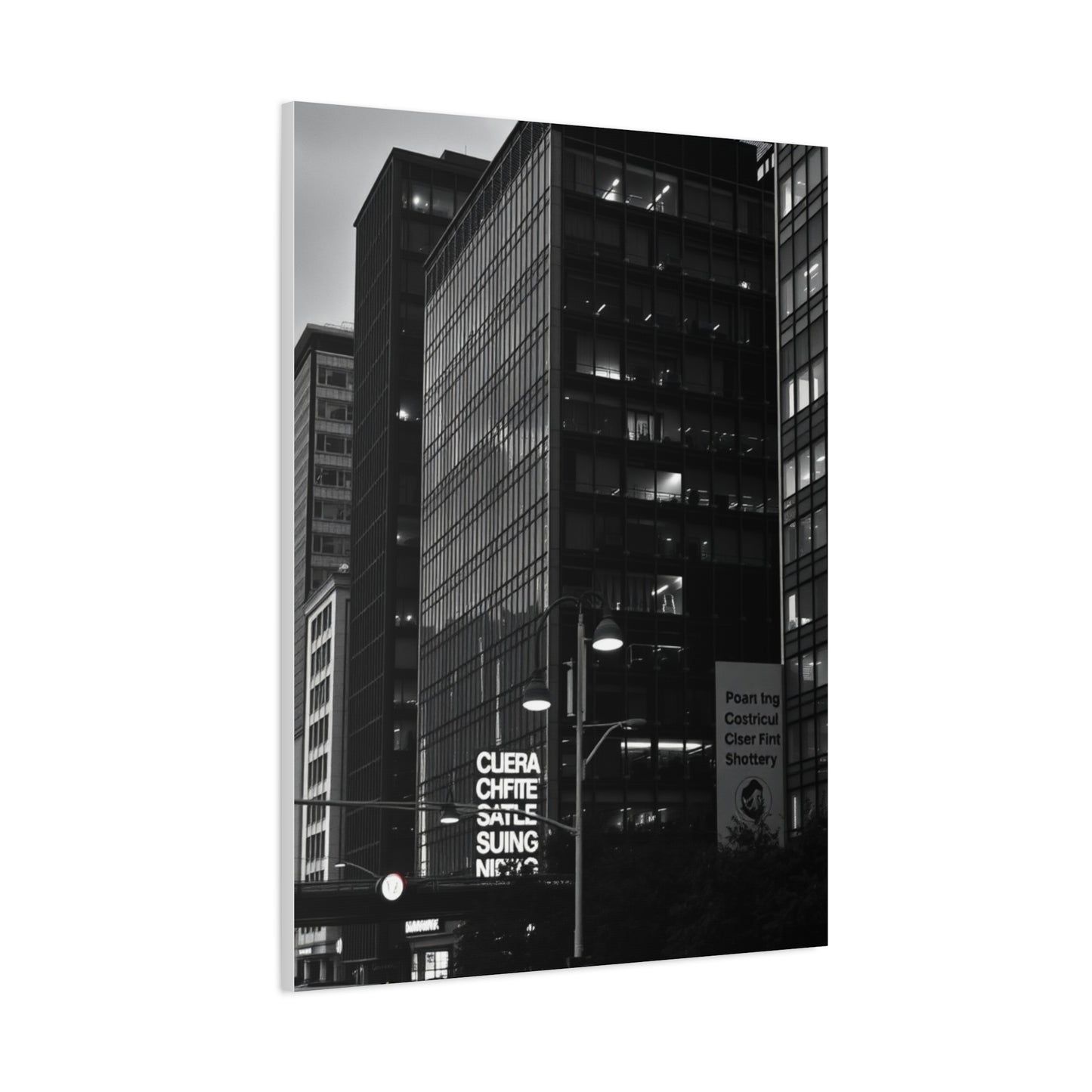 Elite Black & White Cityscapes Art Vision Wall Art & Canvas Print