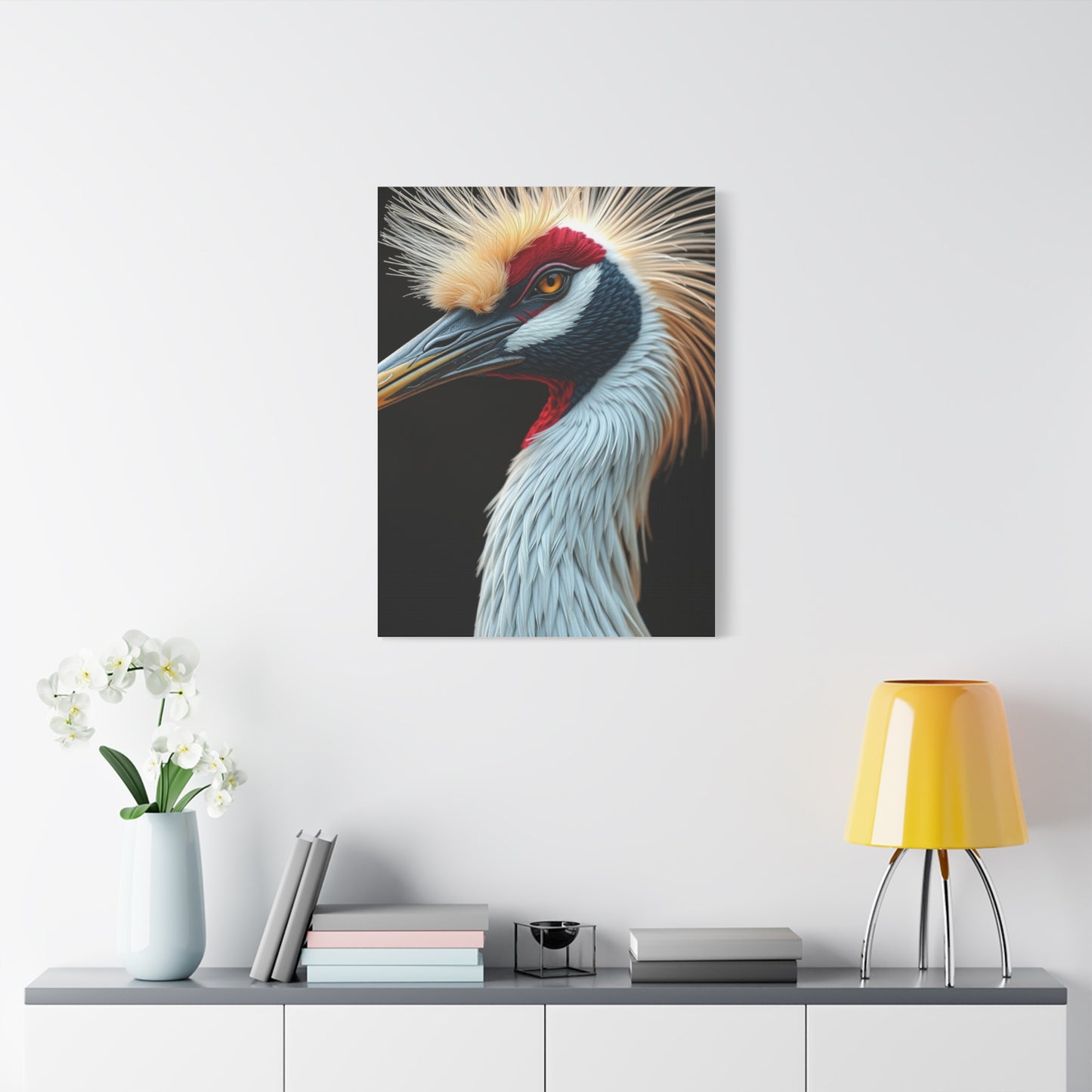 Supreme Crane Bird Art Beautiful Collection Wall Art & Canvas Print