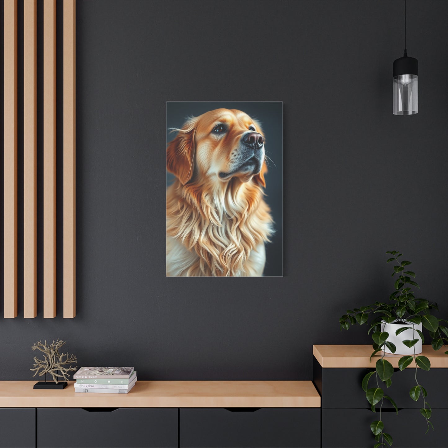 Golden Retriever Art Luxury Canvas Wall Art & Canvas Print