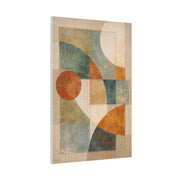 Stitched Geometric Canvas Abstraction Wall Art & Canvas Print
